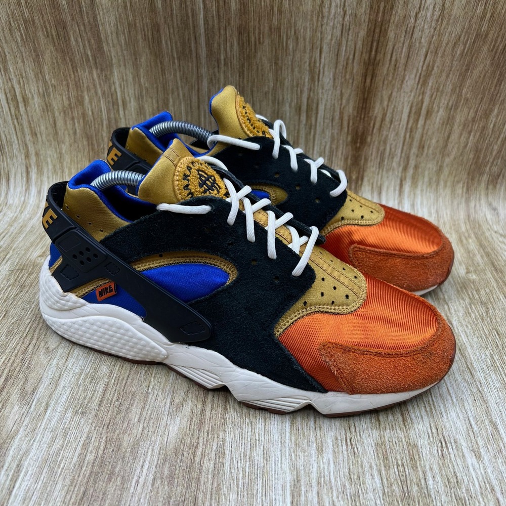 Nike Air Huarache 'ACG Campfire' Men's Size 10 Orange Suede Sneakers DO6681-700